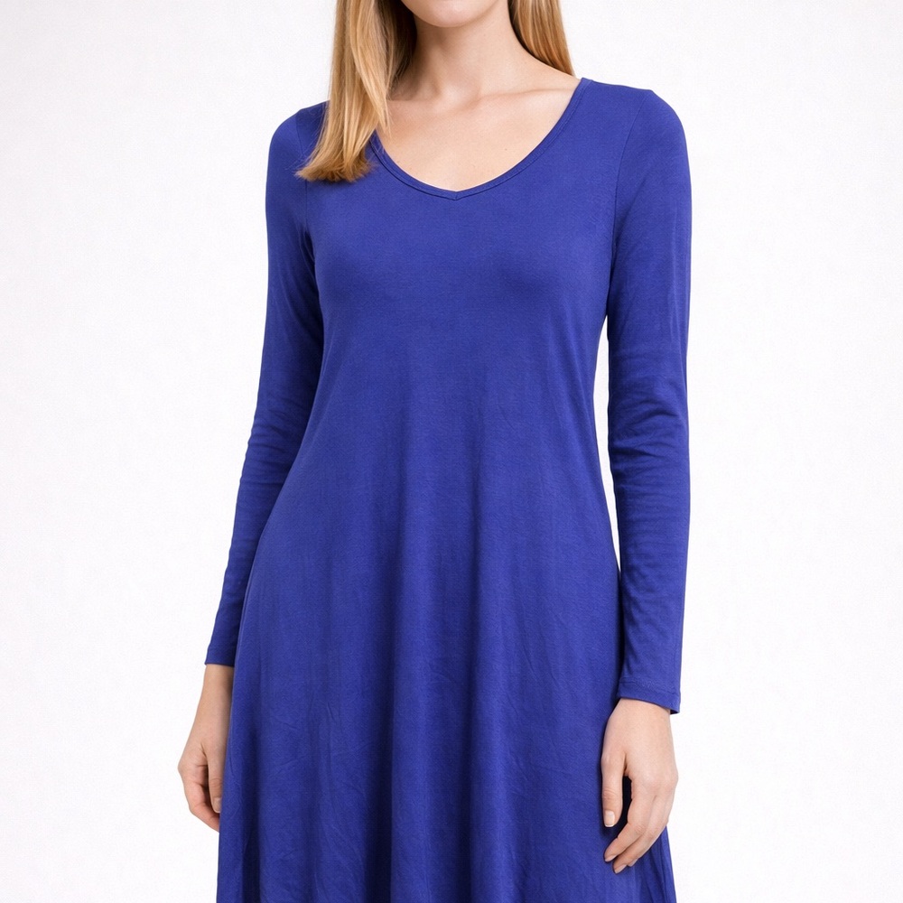 NWT Cobalt Blue Long Sleeve knit Dress